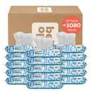 Hello Bello Extra Gentle Unscented Baby Wipes, Plant Based, Made with 99% Water and Aloe for Babies and Kids, 1080 Count (60 Count (Pack of 18))