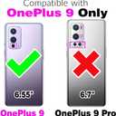 Asuwish Phone Case for OnePlus 9 OnePlus9 5G Zipper Wallet Magnetic Cell Cover with Tempered Glass Screen Protector Strap Flower Card Holder One Plus9 On 1 Plus 1plus One+ 1+ 1+9 Nine Women Girls Blue