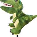 Golf Club Head Cover Funny Cartoon Golf Animal Wood Pole Set Suitable for 460 cc (Dinosaur)