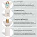 3 x Sympathy Gifts for Loss of Mom, Faceless Angel Statue,Angel Figurine Memorial Gift for Loss of Loved One, in Memory of Mom Gift, Bereavement Remembrance Angel Statue for Grandmother (Blue)