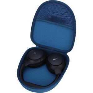 Hard Case Compatible with TOZO HT2 / BERIBES WH202A / Uliptz WH203A / KVIDIO WH201A / Picun B8 / RUNOLIM RUWH301AB-US3 Hybrid Active Noise Cancelling Headphones (Blue Case)