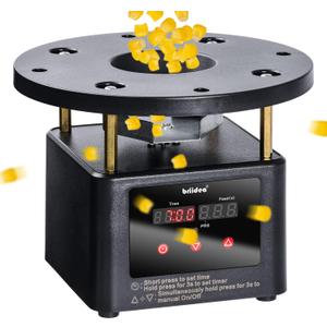 Automatic Chicken Feeder Timer, Briidea Poultry Feeder Motor and Timer Kit, Metal Spin Plate, Adjustable Mount, Ideal for Chickens, Ducks, Geese
