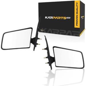 For Chevy S10 1994-2003 Door Mirror Driver and Passenger Side | Pair | Manual | Standard | Extended Cab | Replacement For 15977933, 15977934 | GM1320129, GM1321129
