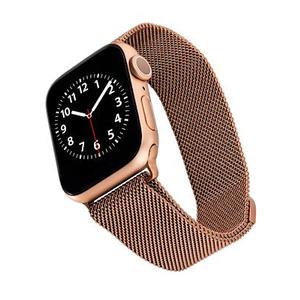 WITHit Rose Gold-Tone Stainless Steel Mesh Band designed for Apple Watch 42mm (Series 10) & 38/40/41mm - Rose Gold