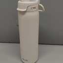 Ello Pop & Fill Stainless Steel Water Bottle with Quick Fill Technology, Double Walled Vacuum Insulated Metal, Leak Proof Locking Lid, Sip & Chug, BPA Free, Holiday Gift for Him Her, 22oz, 32oz, 40oz (Cream)