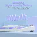 AULA F99 Pro Wireless Mechanical Keyboard with Knob,Creamy Sound,Tri-Mode BT5.0/USB-C/2.4GHz Hot Swappable Keyboard,Gasket Structure,RGB Backlit Computer Gaming Keyboards (With Knob-White&Blue&Purple)