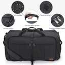 120L Foldable Collapsible Waterproof Travel Duffel Bag for Men and Women with Shoe Compartment