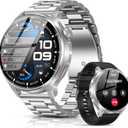 Smart Watch for Men, 1.52" HD Fitness Tracker with Blood Pressure SpO2 Heart Rate Sleep Monitor, 110 Sports Modes, 1000mAh Battery Watches for Men Compatible with Android iPhone