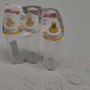 Gerber First Essential Clear View Plastic Nurser With Latex Nipple, BPA Free, Colors may vary, 3 Pack