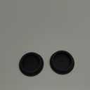 uxcell 2Pcs Silicone Hole Plug, Waterproof Round Rubber Stoppers Bottle Seal Plugs Tube Pipe End Caps for 50mm/1.97" Hole for Bathtub Bottle, Black