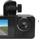 aqxreight 3 Channel Cam Front Inside Rear 1080P Night Parking Monitoring Driving Recorder for Cars