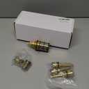 Only Fit for ENGA 4&5&6&7 Handles Shower Valve Cartridges, NOT fit for other brand, 3pcs on/off Cartridges, 1pc Temperature Cartridge, 2pcs Check Valve