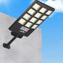 JAYNLT Solar Lights for Outside, 5 Lighting Modes Solar Flood Security Light with Motion Sensor & Dusk to Dawn&Remote, 6500K Street Lamps for Yard Garden,Shop - 1PACK