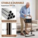SPECILITE Stand Assist Aid for Elderly, 500Lbs Weight Capacity, 32.9'' - 35.8'' Height Adjustable Aluminum Alloy Mobility Aid, Couch Support & Walkers for Seniors, Handicaps