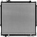 KUIPERAUTO 20.75'' Aluminum Radiator W/Oil Cooler Compatible for 1995-2004 Toyota Tacoma 2.4L 2.7L 3.4L L4 V6 Replace# CU1774 1641