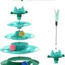 22 PCS Cat Toy Assortment with Crinkle Tunnel, Interactive Cat Toys Variety Pack for Indoor Cats, Kitten Toy Set with Mouse Toy, Feather Toy, Crinkle Balls & Tunnel Toys