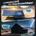 Inflatable Tent with Skylight & Stove Jack,Blow Up Tents, Hot Tent, 4-6P