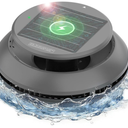 Y60 Cordless Solar Pool Skimmer - 2026 Automatic Robotic Pool Surface Cleaner with 360Â° All-Around Intake, Dual Charging, 12H Deep Cleaning for In-Ground & Above Ground Pools