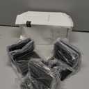 7-Pack Small Floating Shelves for Wall by RicherHouse, Plastic Black Shelf 4 Inch Display Ledges Room Decor, Mini with 2 Types of Installation (Adhesive or Screw)