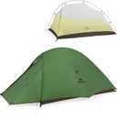 Naturehike Cloud-Up 2 Person Tent Lightweight Backpacking Tent with Footprint - Free Standing Ultralight Camping Hiking Backpack Tents Two Person Tent (Cloud up Pro(Forest Green-20D Nylon))