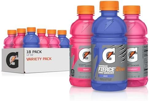 Gatorade Thirst Quencher, Grape Berry, Strawberry Variety Pack, 12 Fl Oz (Pack of 36) BBD: APR 17 2026