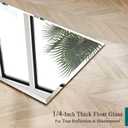 VocalStar Frameless Bathroom Mirror, 48" x 28" Rectangle Wall Mirror with Beveled Edge, Modern Decorative Vanity Mirrored for Living Room, Entryway, Bedroom | 1/4-Inch Shatterproof Glass