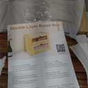 Sunhoo Bread Box for Kitchen Countertop Wooden Bread Storage Container Bin 2 Layer Breadbox Holder Large Capacity Keeper Vintage Farmhouse Food Organizer Pantry Shelf Acrylic Window (Brown)