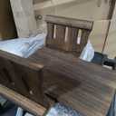 Foldable Altar Table, Retro Wood 2 Tier Desk Lap Desk Floor Meditation Table for Spiritual Altar Prayer Reading Tea