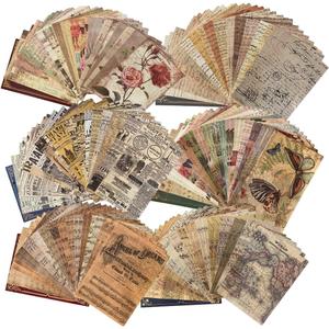 180 Sheets Collage Material Vintage DIY Scrapbook Paper Journaling Scrapbooking Supplies for Notebook Decor Cottagecore Picture Frames DIY Bullet Journal Artwork Art Collage
