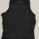 CRZ YOGA Women's Pima Cotton Sleeveless Loose Tank Tops Exercise Gym Yoga Tops Athletic Shirts,black color,size Small