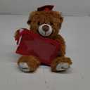 Leyndo Class of 2025 Graduation Plush Bear with Picture Frame Diploma Cap 9 Inch Congrats Grad Plush Stuffed Animal Bear Graduation Gifts for Preschool Kindergarten College Masters(Red)