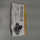 HOLKIE Office Chair Wheels - Universal Fit 3 Inch Roller Blade Casters - Safe for Hardwood Carpet Floors - Heavy Duty Rubber Replacement for Gaming Chairs - Smooth, Silent Glide - Set of 5 (5 Pack-11mm, Clear)