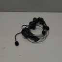 Zhanmai 8 Pcs Black Microphone Headset Headpiece Costume Prop Headset Hippie Halloween Costume Accessories Makeup Props for Party Supplies