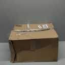 Solid Wood Bread Box for Kitchen Countertop with Drawer, 2-Tier Large Wooden Bread Storage Bin with Cutlery Organizer, Farmhouse Bread Keeper for Homemade Bread, Brown (50 Deli Papers)