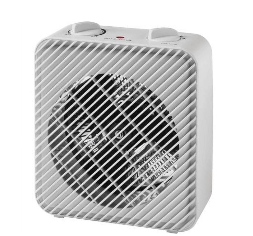 Pelonis 1500W Electric Fan-Forced 3-Speed Space Heater, White, Indoor Use
