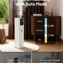 AreShark 2.4 Gal/9L Humidifier for Bedroom, Large Room 500ft, Cool Mist Air Humidifiers with 75H Runtime, Humidity Setting, Easy to Clean, Top Fill, 30dB Quiet, for Plants, Adults, Nursery, Kids