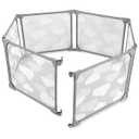 Skip Hop Expandable Baby Gate, Playview Enclosure, Silver Lining Cloud