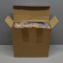 85 Pcs Jungle Party Decorations Set Includes 24 Safari Animals 48 Tropical Palm Leaves 12 Wood Slices 1 Artificial Moss Table Centerpieces for Wedding Hawaiian Luau Jungle Safari (Gold)