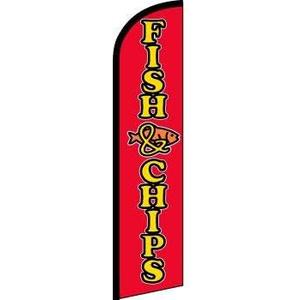 Fish & Chips - Windless Banner Flag