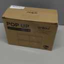 Ankou Airtight Container Set - (380ml 4 Pcs) Stackable One Button Openning Food Containers for Snacks Candy Salt Herbs Spices BPA-Free Tranparent (0.32 QT * 4)