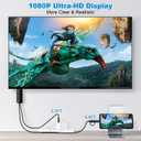 Weton 2-in-1 USB Type C Micro USB Android Phone to TV HDMI Cable, MHL to TV HDMI Adapter 1080P HDTV Mirroring & Charging Cable for Android Smartphone Tablets to Projector Monitor, 6.6ft