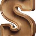 Large Wooden Letter Coin Personalized Piggy Bank for Boys Girls Kids Toddler Adults Money Bank Best Gift for Friends (9.2 Inch-S)