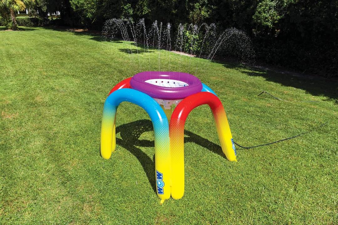 WOW Sports - Giant Jam Sprinkler Game - Inflatable Backyard Water Toy for Kids - Perfect for Parties