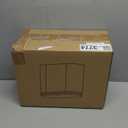 Yieach White 12L Pet/Dog Proof Bathroom Trash Can with Lid,3.17 Gallon Slim Trashcan and Skinny Small Covered Trash Can for Kitchen, Office, RV, Bedroom and Dorm,Plastic Covered Wastebasket, Garbage Can