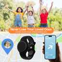 Waterproof Bracelet Compatible with AirTag for Kids (2 Pack), Protective Case GPS Tracker Holder for Child with Full Coverage Hidden Design, Soft Silicone Anti-Lost Wristband Cover for Toddler BGBY (Black Dark Grey+Black Yellow)