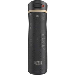 Contigo x Ally Love Ashland Chill 2.0, Stainless Steel, Spill Proof Water Bottle with AutoPop Easy Lean Lid, BPA Free, 24oz, Licorice Missing lid