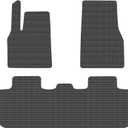 Floor Mats Compatible for New Tesla Model Y Juniper 2025 2026 TPE Floor Liner All Weather Car Interior Accessories (Black)