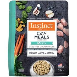Instinct Puppy FreshDried Bites, Natural Freeze-Dried Dog Food, Grain Free - Cage-Free Chicken, 3 oz. Bag Best By 08/21/27