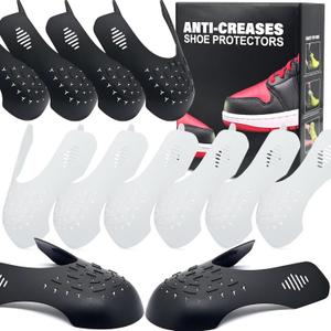 6 Pairs Crease Protectors for Shoe Sneakers, Air Jordan,Air Force, Dunks and MoreShoe Shape Holder (Men's US Size 7-12)