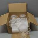 Glass Mugs, 4 Pack 15 Oz Clear Large Mugs With Handles for Hot and Cold Drinks, Perfect for Coffee, Latte, Cappuccinos, Tea and More